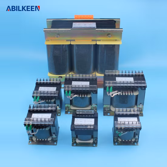 Mini transformador de energia elétrica de baixa frequência com núcleo Ei